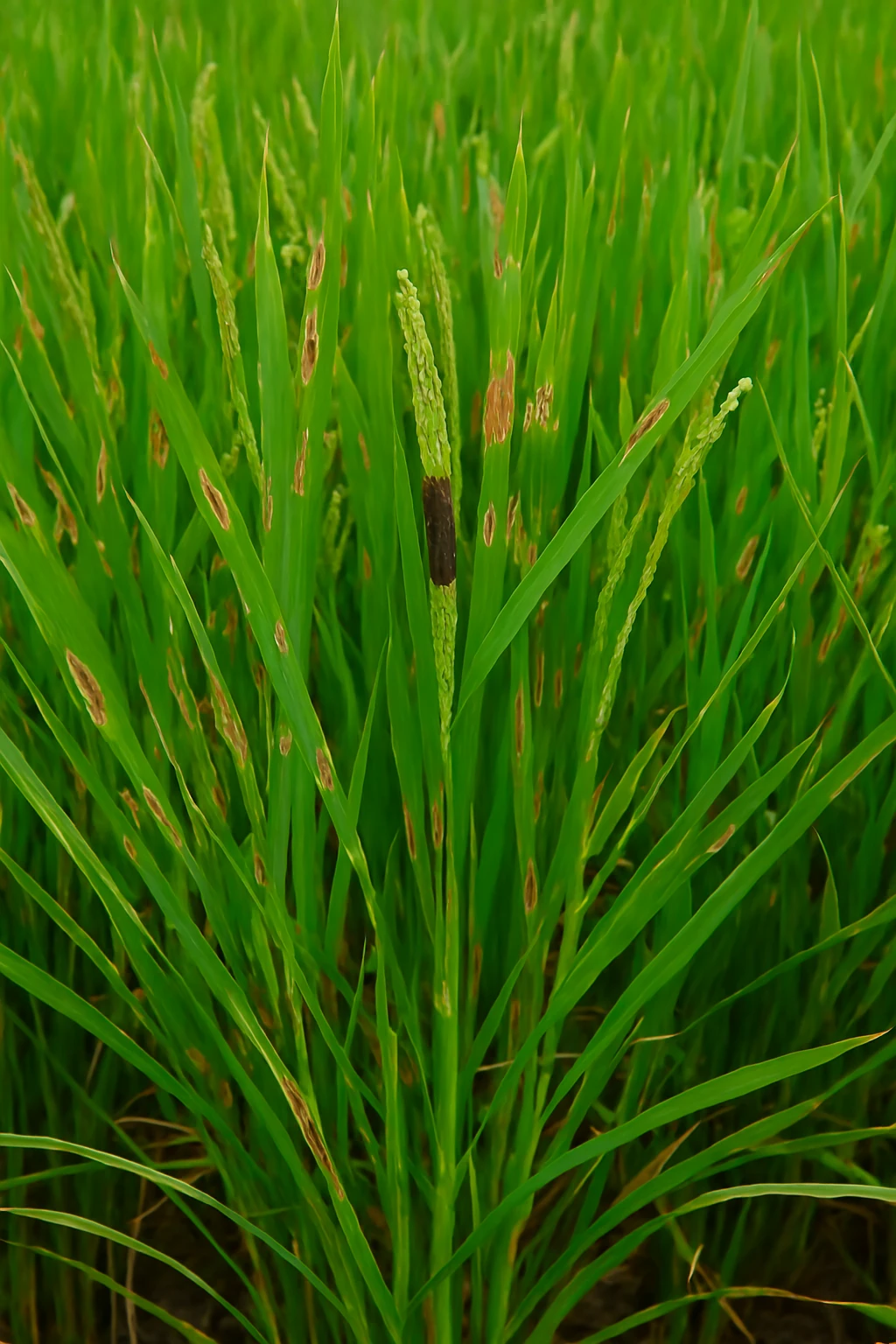 5 dấu hiệu nhận biết đạo ôn trên cây lúa