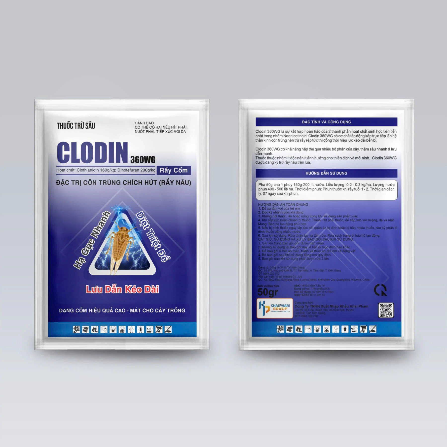 CLODIN 360WG – ĐẶC TRỊ CON TRÙNG CHÍCH HÚT (RẦY NÂU)