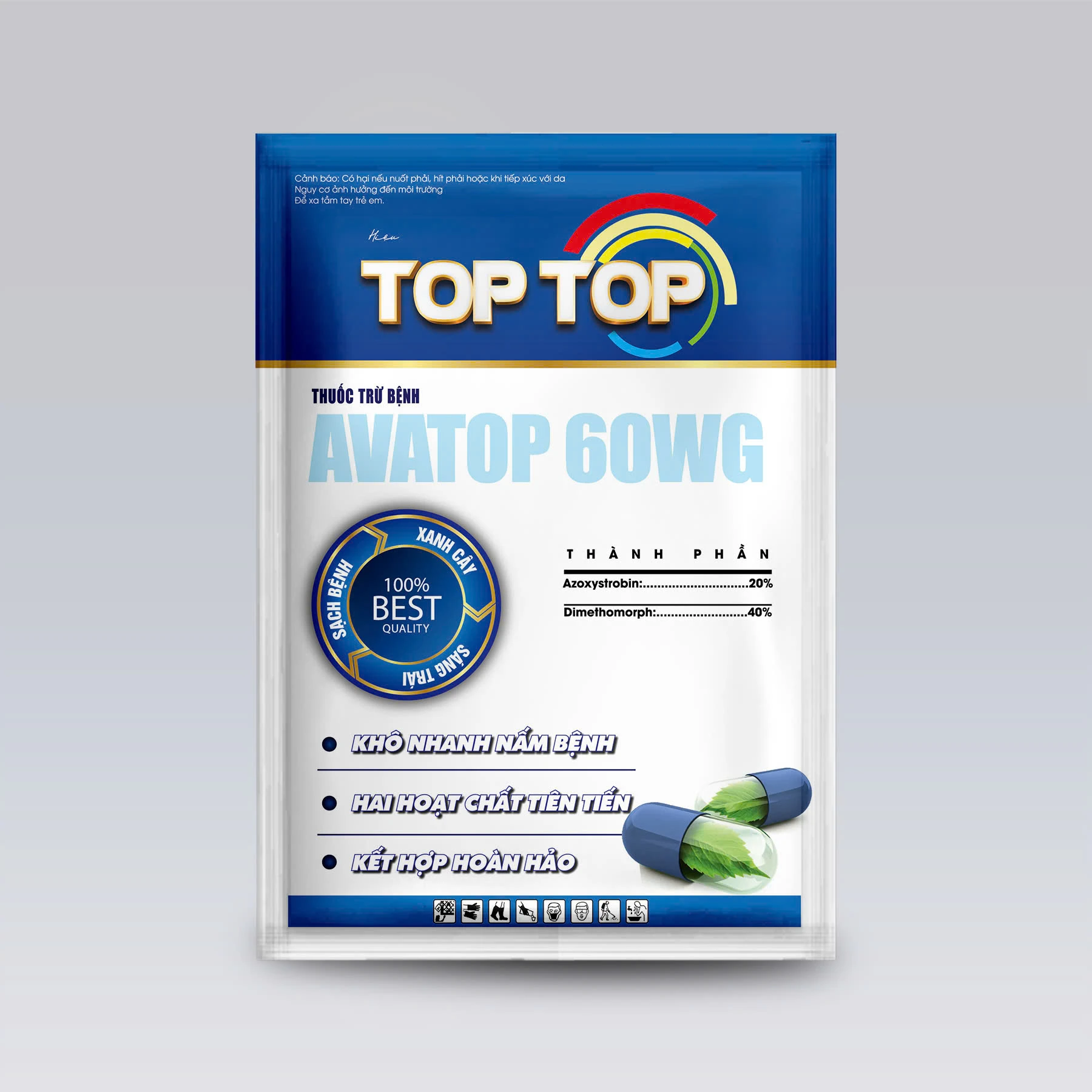 AVATOP 60WG - KHÔ NHANH NẤM BỆNH