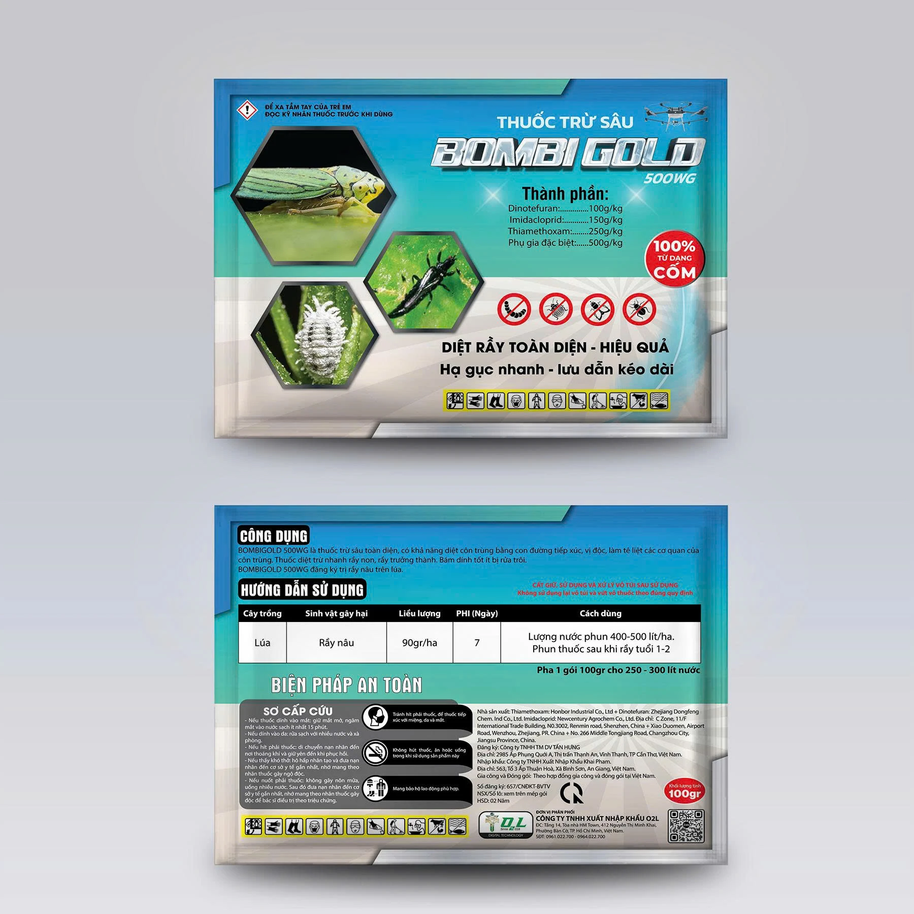 BOMBIGOLD 500WG - DIỆT RẦY TOÀN DIỆN